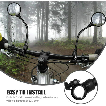 bicycle accessories etc. Bike mirror suitable for riding 360° adjustable mountain bikes 